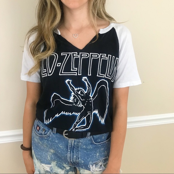 Led Zeppelin Vneck Band Tee | Poshmark